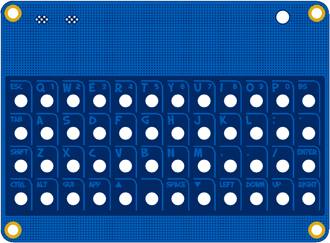 Feegle PCB Top grill