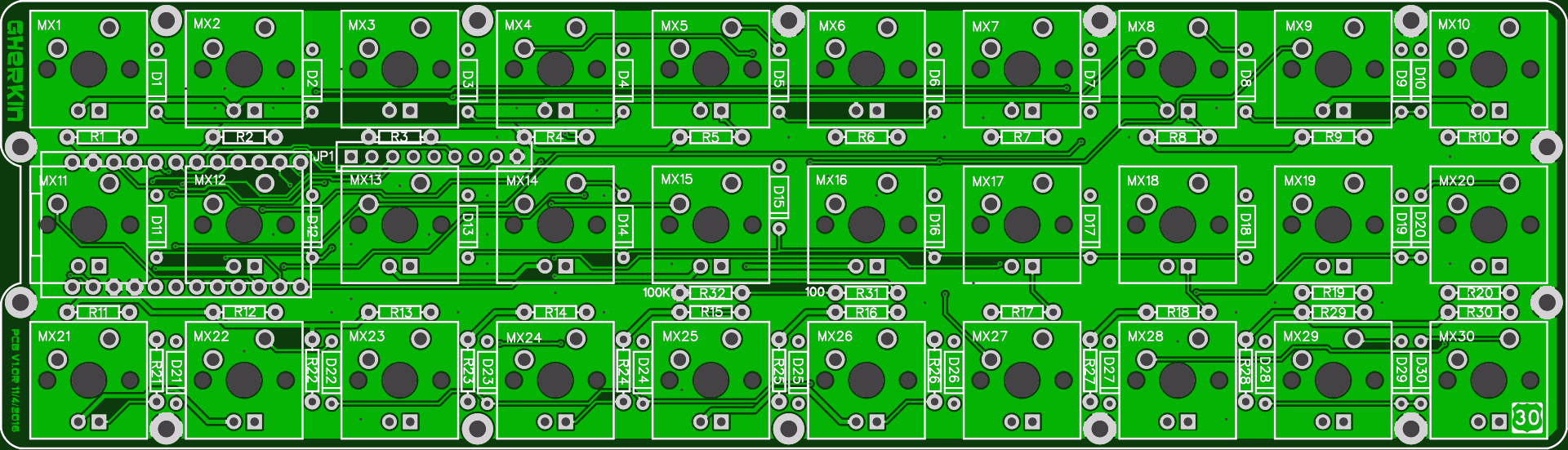 gherkin 1.0 PCB Front