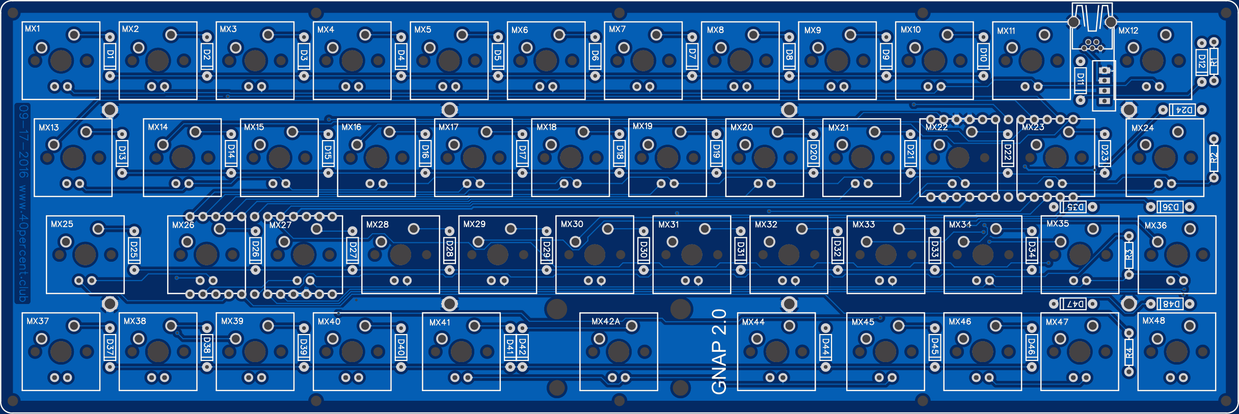 GNAP! 2.0 PCB Front